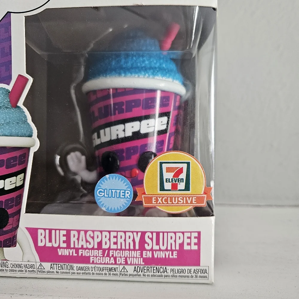 New In Box- Funko Pop! 7-11 Blue Rasberry Slurpee Figure- Glitter Exclusive-#89
